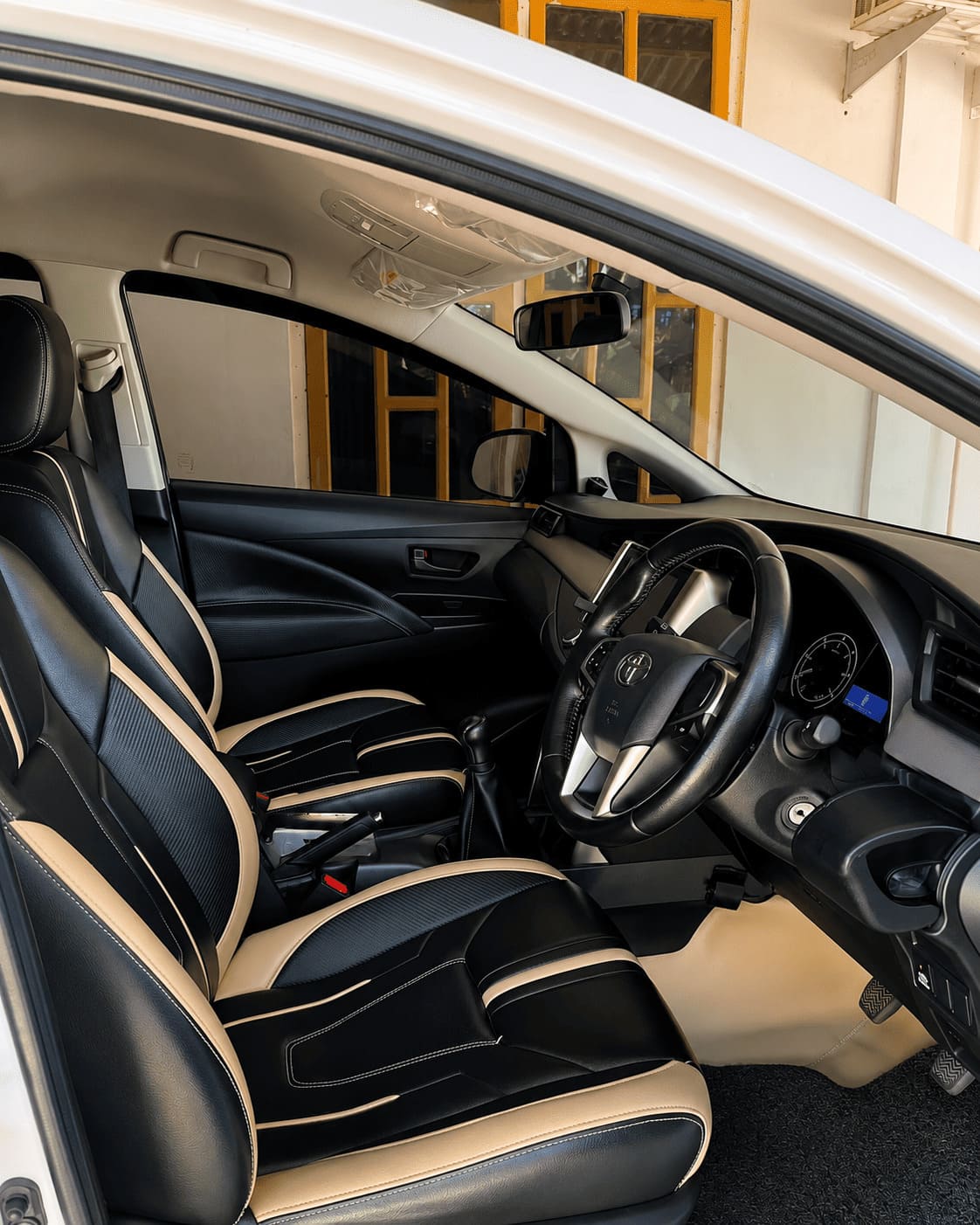 Toyota Reborn White Interior